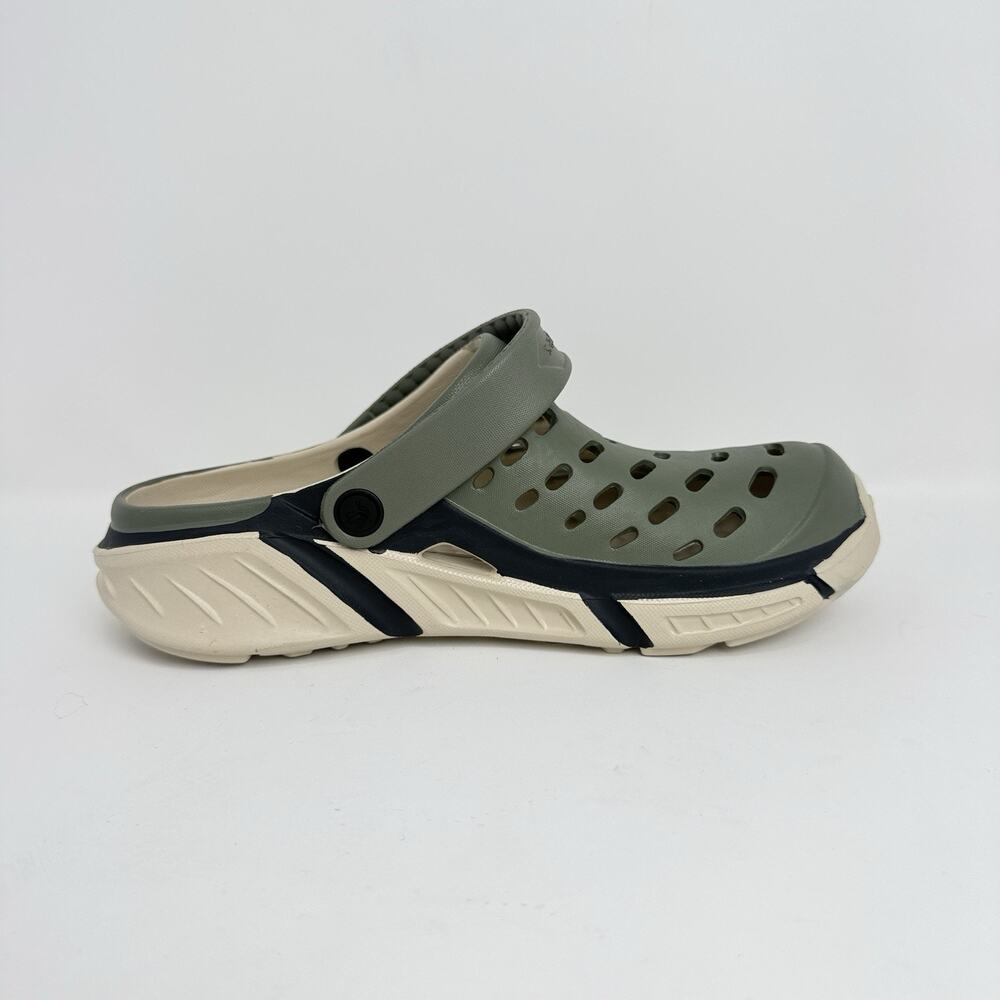 Joybees Trekking Clog Men’s 7 Women’s 9 Light Sage Beige Slip On Shoes New